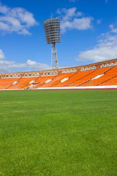 Lamba ile futbol sahası — Stok fotoğraf