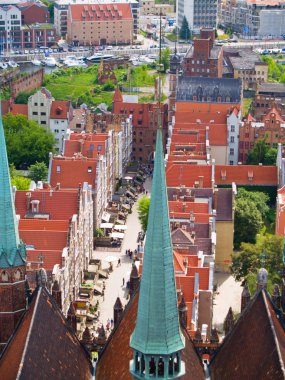 eski şehir, gdansk, Polonya genel bakış