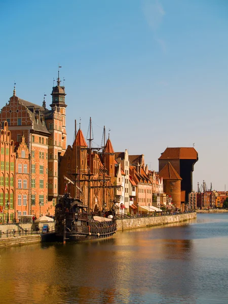 Cidade velha, Gdansk, Polônia — Fotografia de Stock
