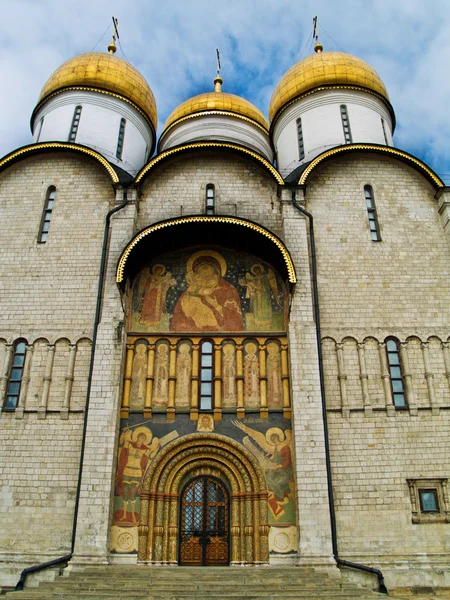 在克里姆林宫，莫斯科大教堂乌斯片斯基 — 图库照片