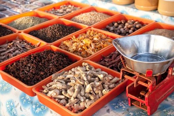 stock image Spices at market