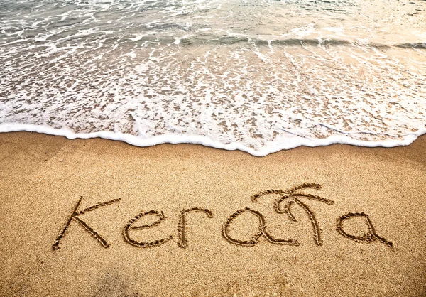 Kerala on the beach — Stock Photo, Image