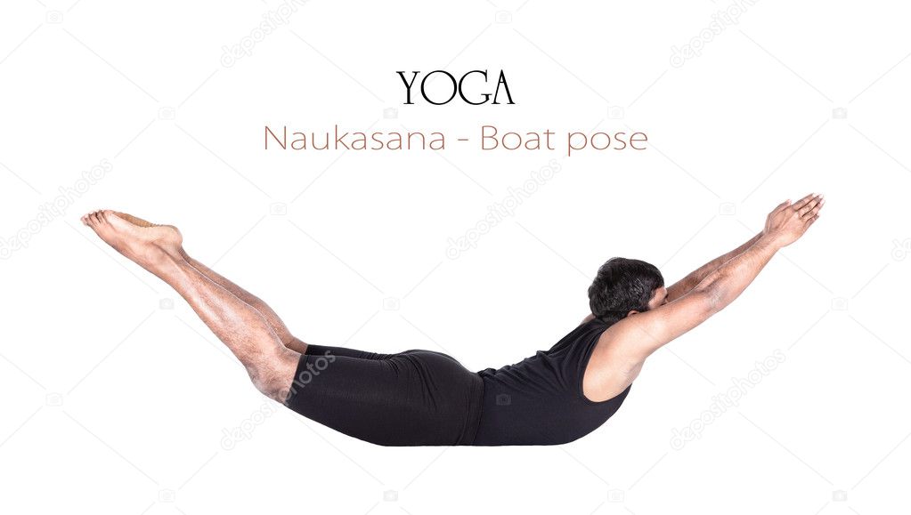 Yoga naukasana boat pose