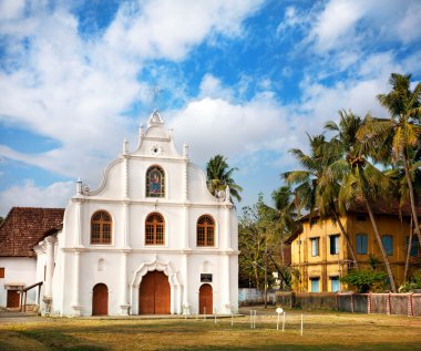 Portuguese colonial Church in Kochi clipart