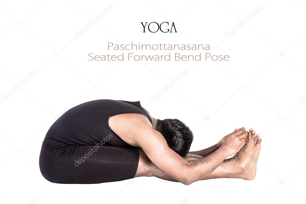 Yoga paschimottanasana pose