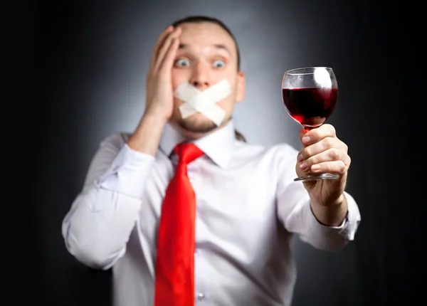 Stop drinking alcohol — Stock Photo, Image