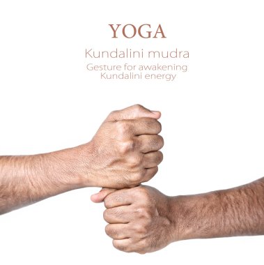 Yoga kundalini mudra clipart