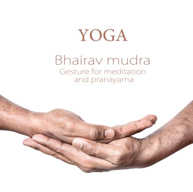 Yoga Bhairav mudra clipart