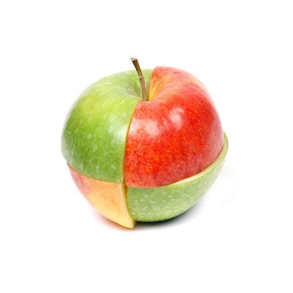 ตัดแอปเปิ้ล — ภาพถ่ายสต็อก