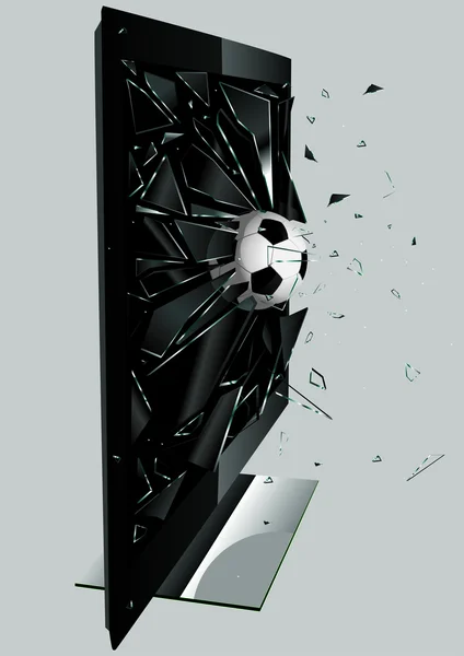 TV LCD Broken Ball Set 5 — Image vectorielle