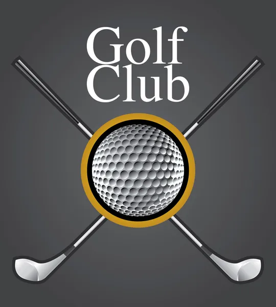 Golf club ontwerpelement — Stockvector