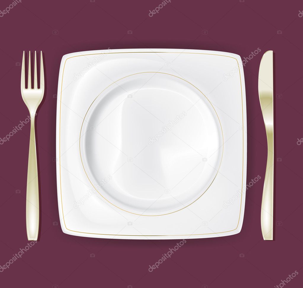 dinner plate drawing