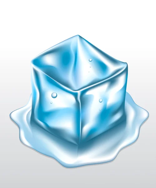 Cubo de hielo — Archivo Imágenes Vectoriales