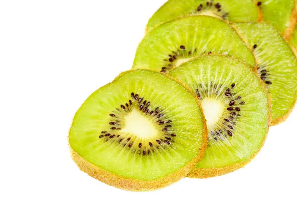 stock image Kiwi fruit sliced isotated on a white background