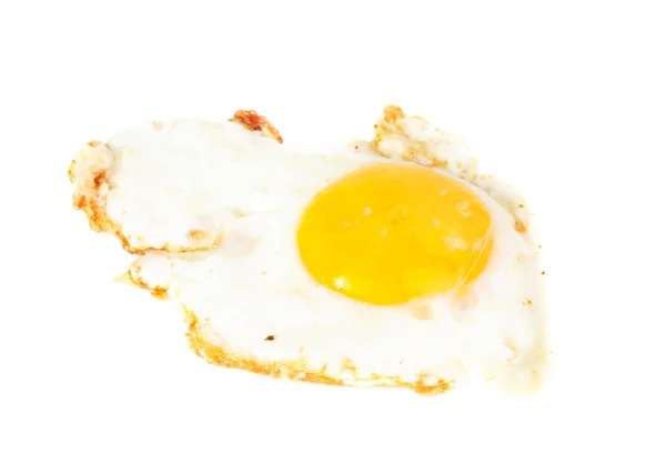 Fried egg isolated on white background — Stock Photo, Image