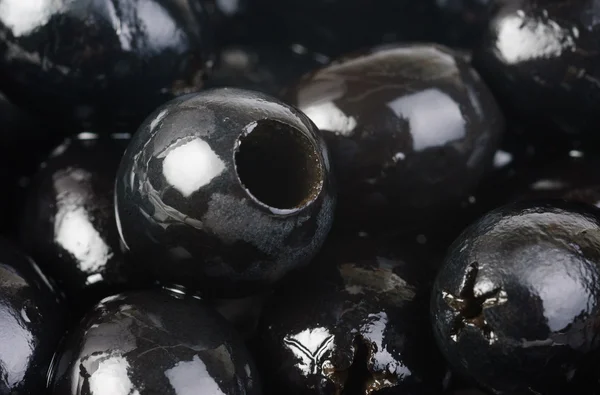 Чорні оливки як тонкий харчовий фон — стокове фото