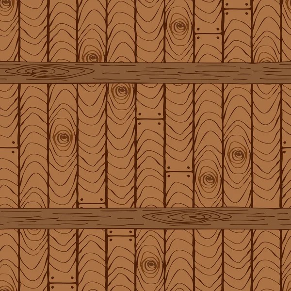 Patrón de madera sin costura — Vector de stock