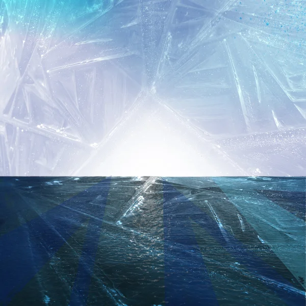 Isiga bakgrund氷の背景 — ストック写真