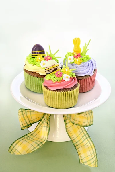 イースターカップケーキ ロイヤリティフリーのストック画像