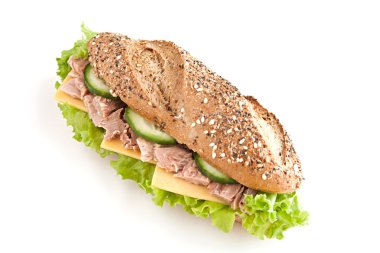 Sandwich with tuna clipart