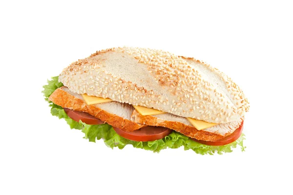 鸡肉三明治 — 图库照片