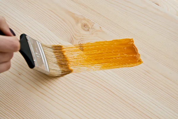 Brush on surface — Stock Photo, Image