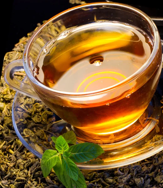 Té y menta —  Fotos de Stock