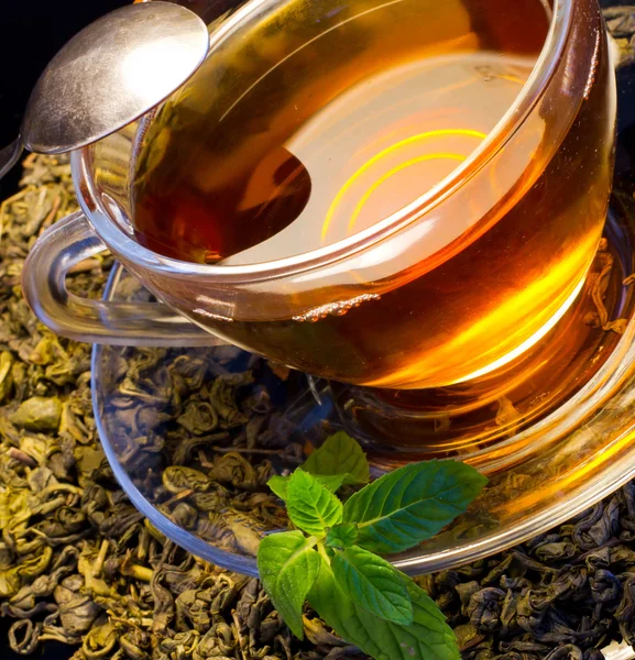 Tè e menta — Foto Stock