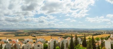 Panorama of Afula clipart