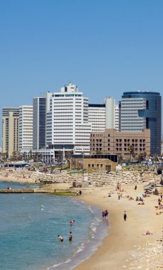 Tel-Aviv beach clipart