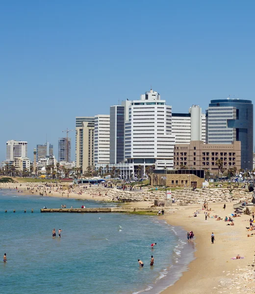 Praia de Tel-Aviv — Fotografia de Stock