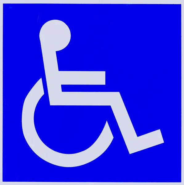 Označení pro tělesně postižené. — Stock fotografie