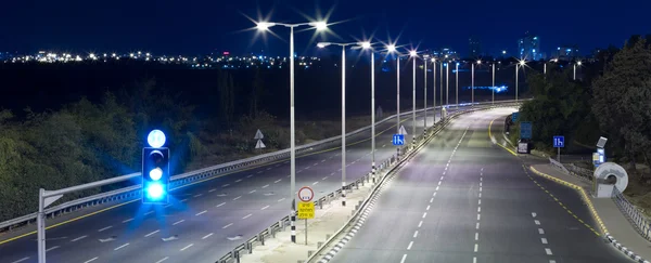 Lege snelweg — Stockfoto