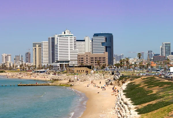 Тель-Авивский пляж — стоковое фото