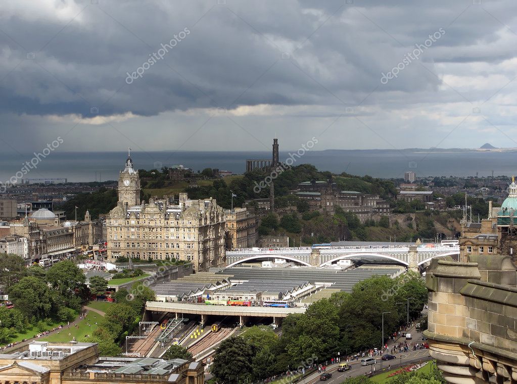 Edinburgh, the capital of Scotland — Stock Photo © PhotoSVETpoetrY