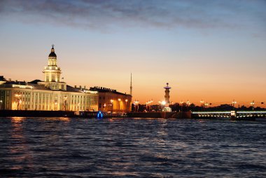 White nights of St.Petersburg, Russia. clipart