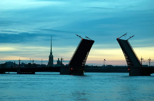 Noites brancas de São Petersburgo, Rússia . — Fotografia de Stock