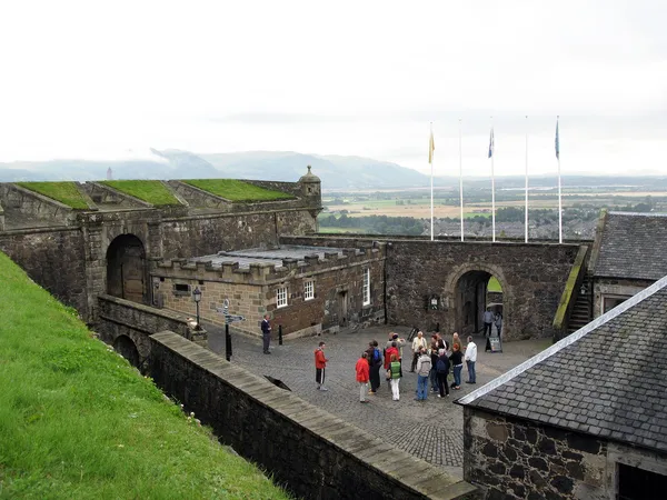 Всередині Stirling Castle. Стірлінг, Шотландія Стокове Фото