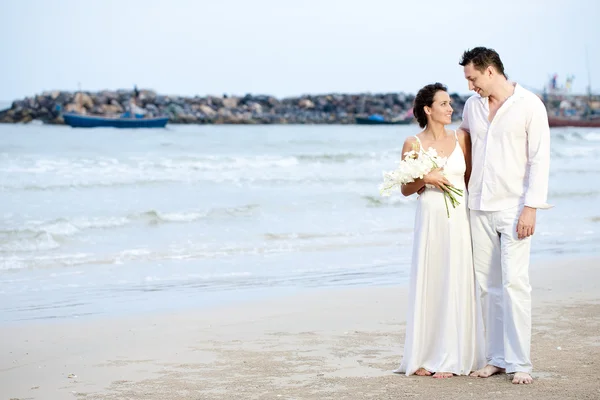 Casamento na praia — Fotografia de Stock