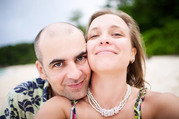 Happy Smiling Couple — Stock Photo, Image