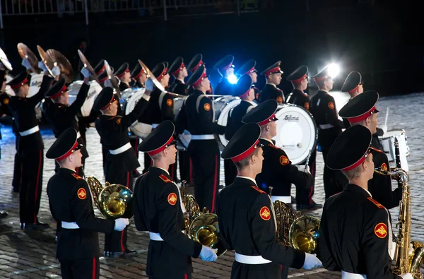 Internationales Militärmusikfestival "Spassky Tower" — Stockfoto