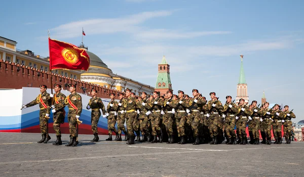Kyrgyzstan troops — Stock Photo, Image
