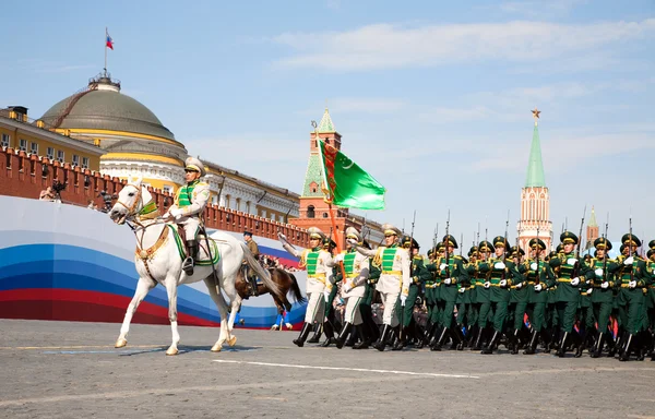 Turkmenistan troops — Stock Photo, Image