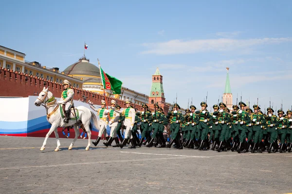 Turkmenistan troops — Stock Photo, Image