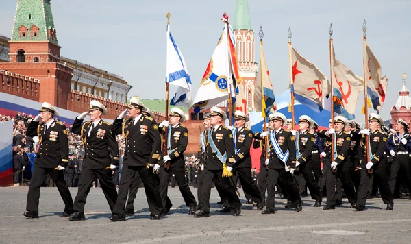 stock image Baltic Admiral Ushakov Naval Institute cadets