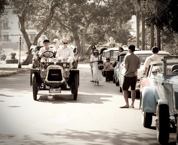 Darraco στο vintage παρέλαση αυτοκίνητο — Φωτογραφία Αρχείου