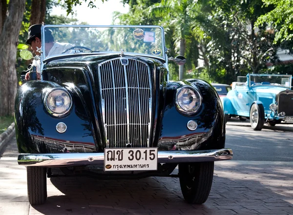 Morris Oito Série E no desfile de carro vintage — Fotografia de Stock