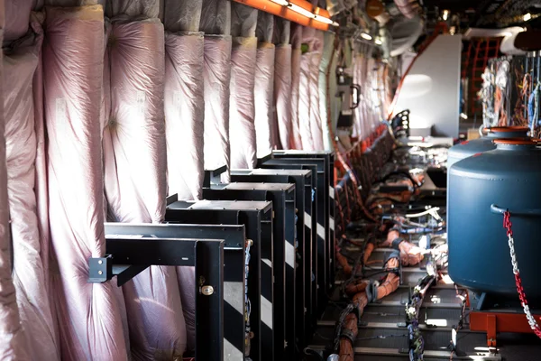 Airbus a380 görünümü içinde — Stok fotoğraf