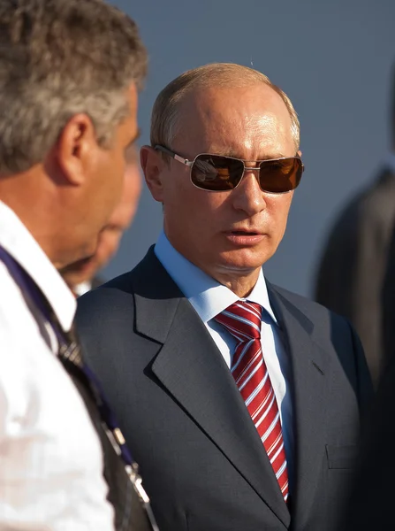 Wladimir Putin Ministerpräsident von Russland — Stockfoto