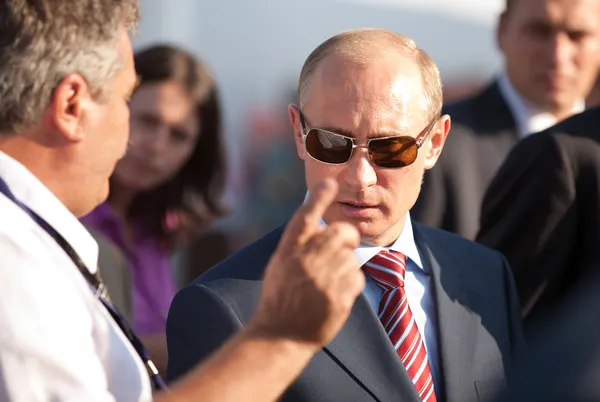 Vladimir Poetin premier van Rusland — Stockfoto